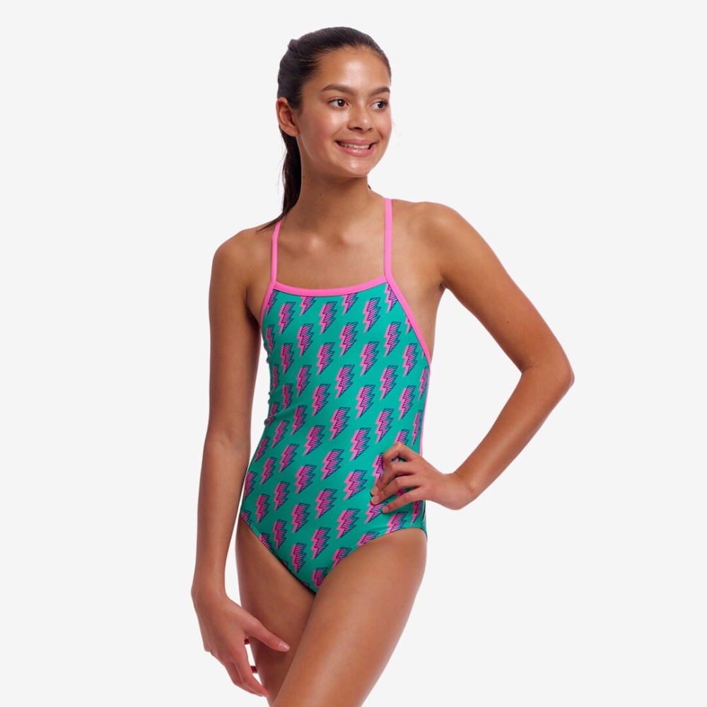 Παιδικό μαγιό Funkita Girl's Single Strap One Piece ''Zip Zap''