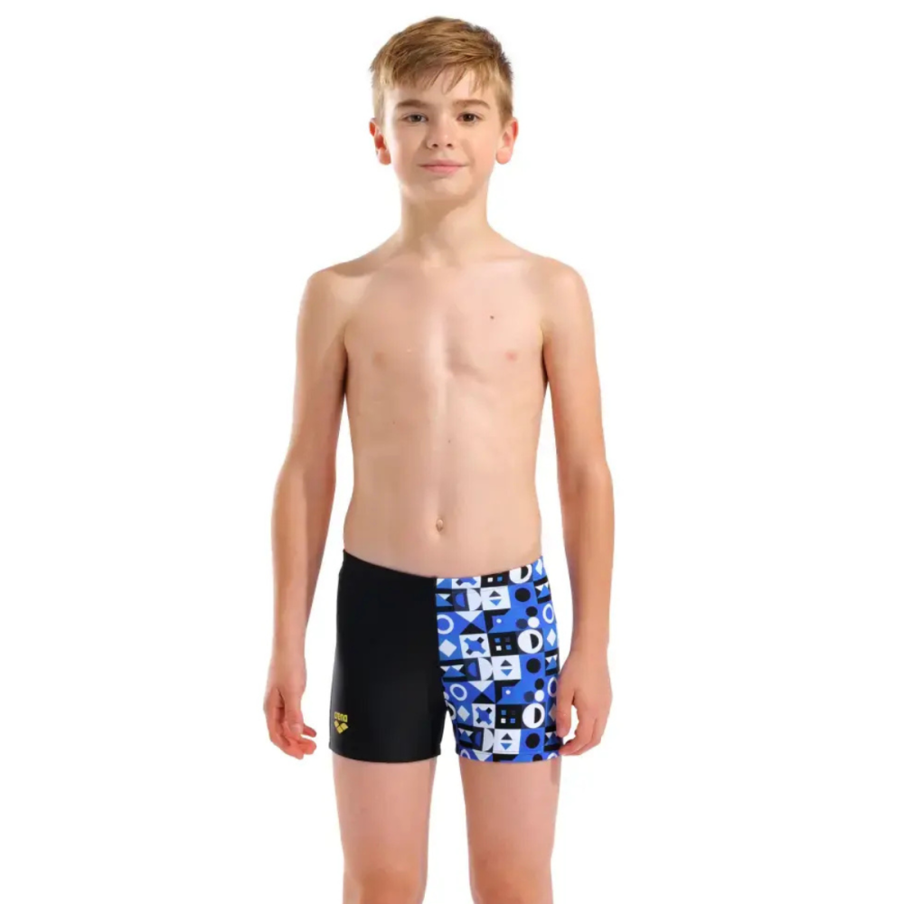 ΠΑΙΔΙΚΟ-ΕΦΗΒΙΚΟ ΜΑΓΙΟ ARENA Pieces Swim Short Kids' Swimsuit // Multi-Μαύρο