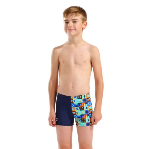 ΠΑΙΔΙΚΟ-ΕΦΗΒΙΚΟ ΜΑΓΙΟ ARENA Pieces Swim Short Kids' Swimsuit // Multi-Μπλε