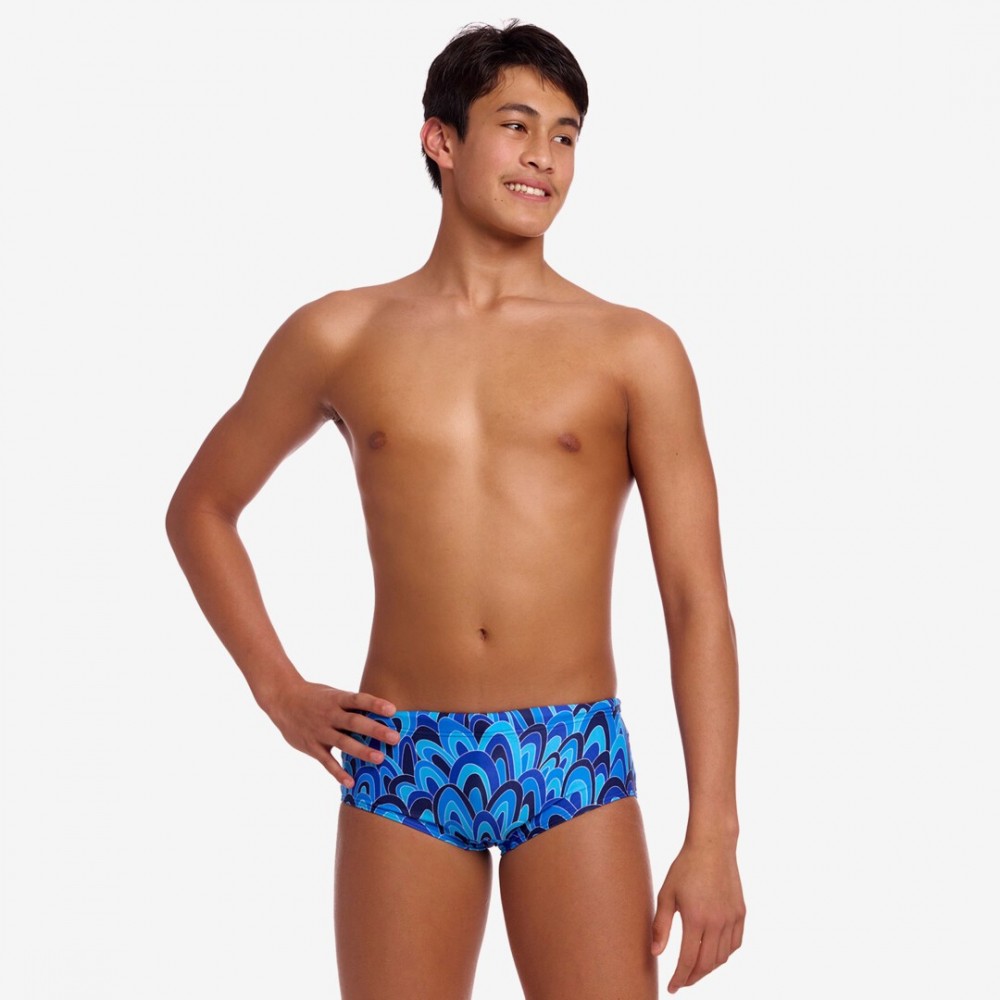 Παιδικό μαγιό FUNKY TRUNKS Sidewinder boys - Billy Blues