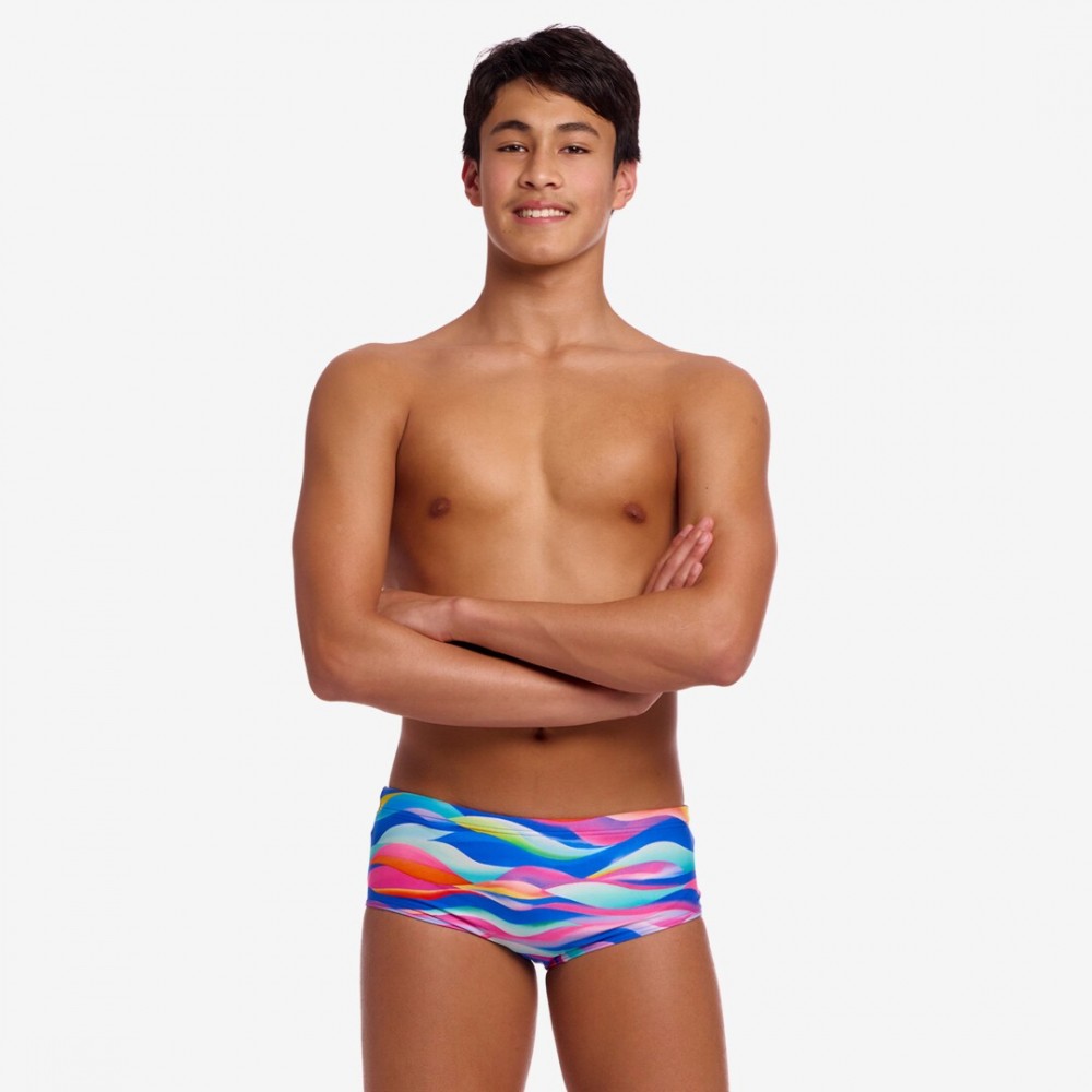 Παιδικό μαγιό FUNKY TRUNKS Sidewinder boys - Royal Wave