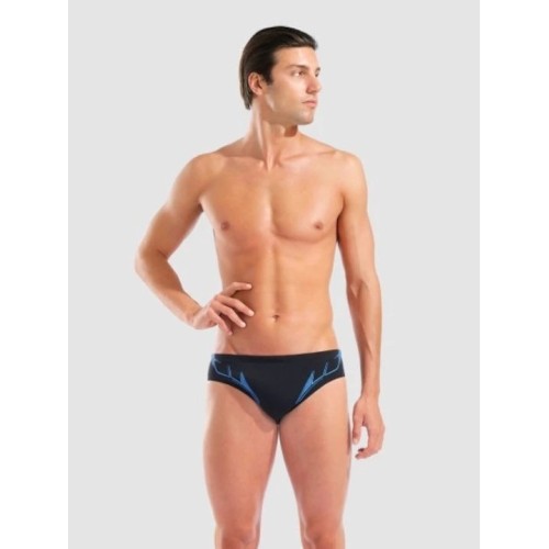 ΑΝΔΡΙΚΟ ΜΑΓΙΟ ARENA GRAPHIC BRIEF BLACK-TURQUOISE