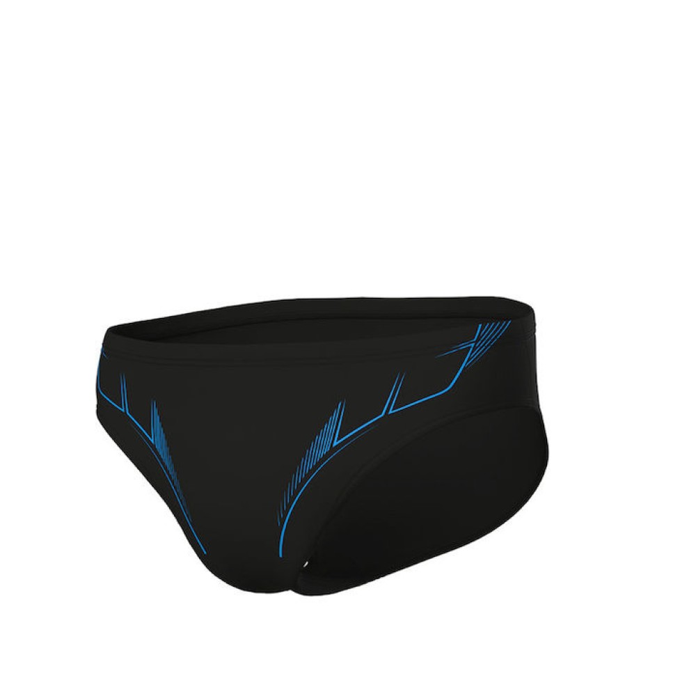 ΑΝΔΡΙΚΟ ΜΑΓΙΟ ARENA GRAPHIC BRIEF BLACK-TURQUOISE