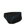 ΑΝΔΡΙΚΟ ΜΑΓΙΟ ARENA GRAPHIC BRIEF BLACK-TURQUOISE