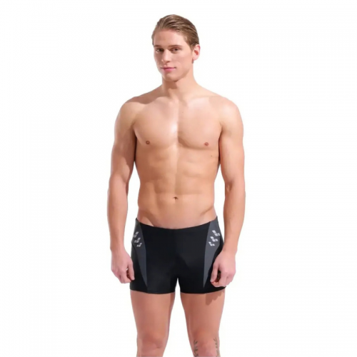 ΑΝΔΡΙΚΟ ΜΑΓΙΟ ARENA M STEPLOGO SHORT // BLACK-ASPHALT