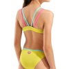 ΠΑΙΔΙΚΟ ΜΑΓΙΟ ARENA Girl'S Logo Swimsuit Two Pcs // Κίτρινο-Ροζ