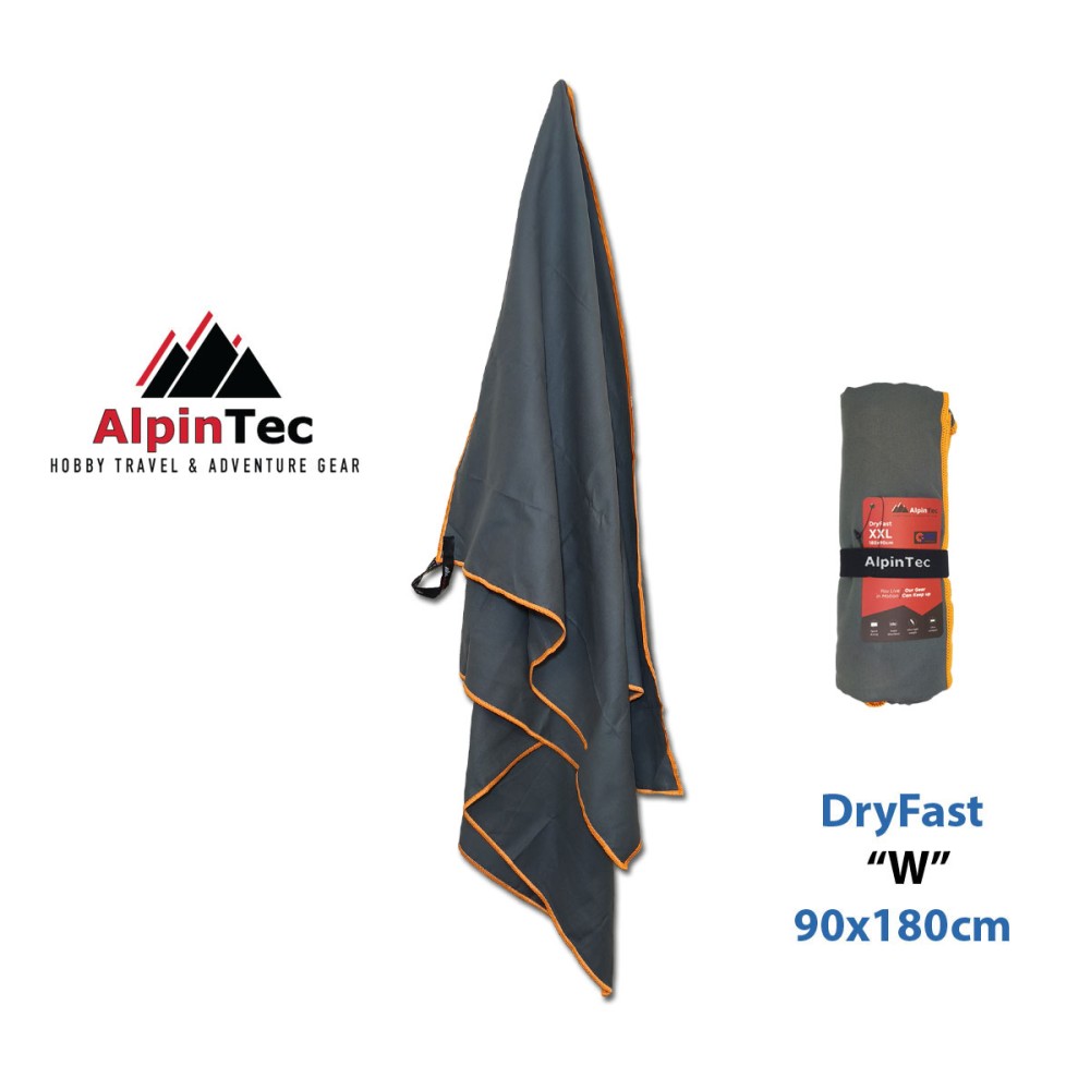 Πετσέτα ALPINTEC Microfiber DryFast ''W" XXL Cool Grey