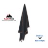 Πετσέτα ALPINTEC Microfiber DryFast ''W" XXL Μαύρη