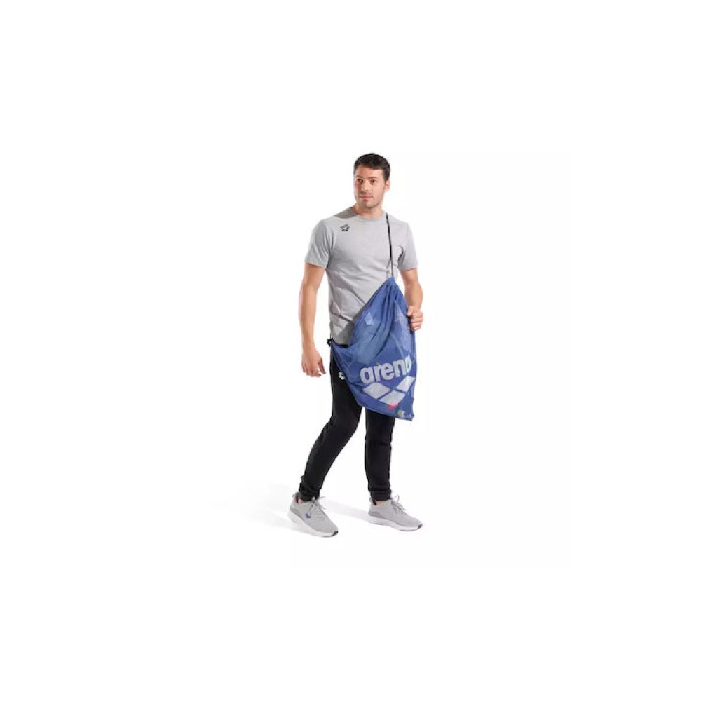 Arena One Go Mesh Unisex Τσάντα Πλάτης Κολυμβητηρίου // Navy Μπλε
