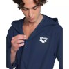 Μπουρνούζι ARENA Team Stripe 100% βαμβάκι - Navy Μπλε