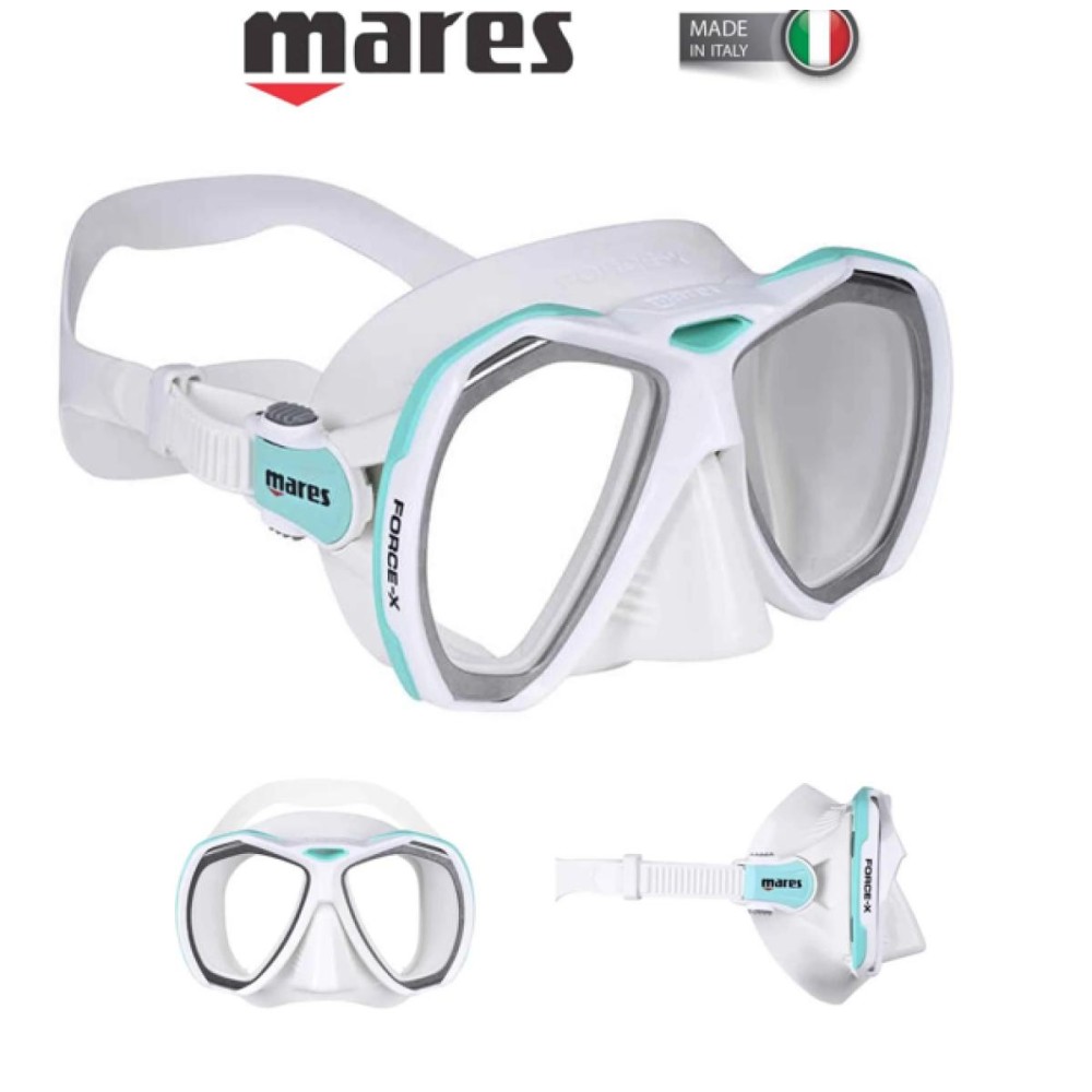 FORCE-X ΜΑΣΚΑ MARES Λευκό/Aqua
