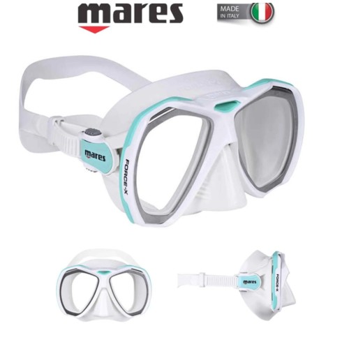 FORCE-X ΜΑΣΚΑ MARES Λευκό/Aqua