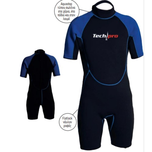 MERU 3.0 mm BLACK/BLUE ΣΤΟΛΗ TECH-PRO