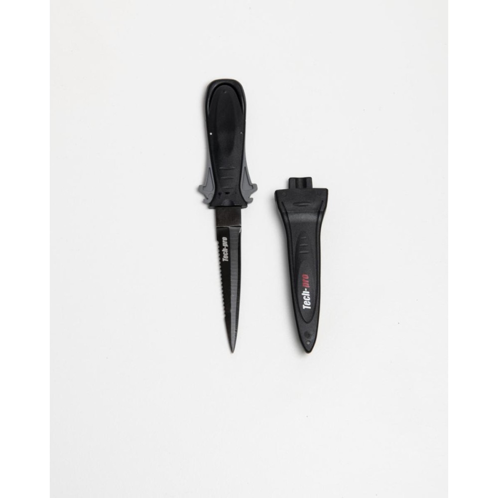 K2A ΜΑΧΑΙΡΙ ΚΑΤΑΔΥΣΗΣ MAT BLACK 9cm TECH-PRO