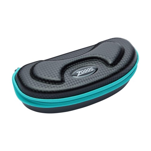 ELITE GOOGLES CASE BLACK/ TURQUOISE ZOGGS