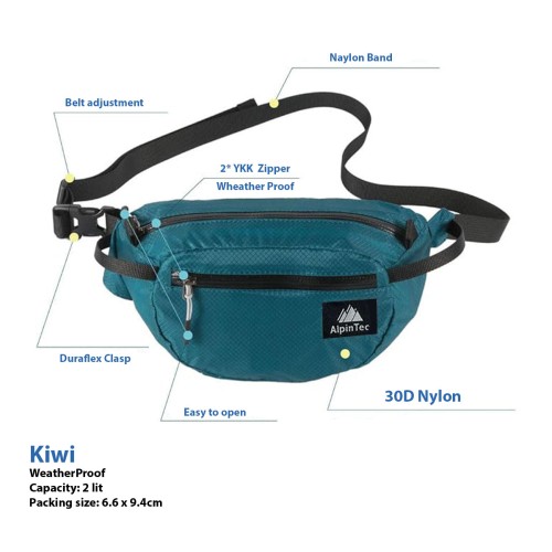 AlpinPro KIWI | WAIST PACK // Μπλε