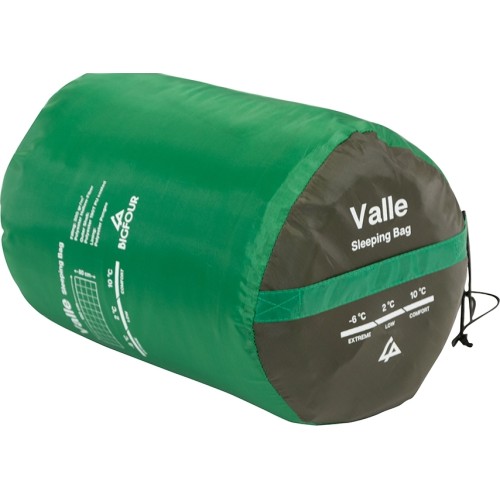 BIGFOUR Sleeping Bag Μονό 2 Εποχών Valle