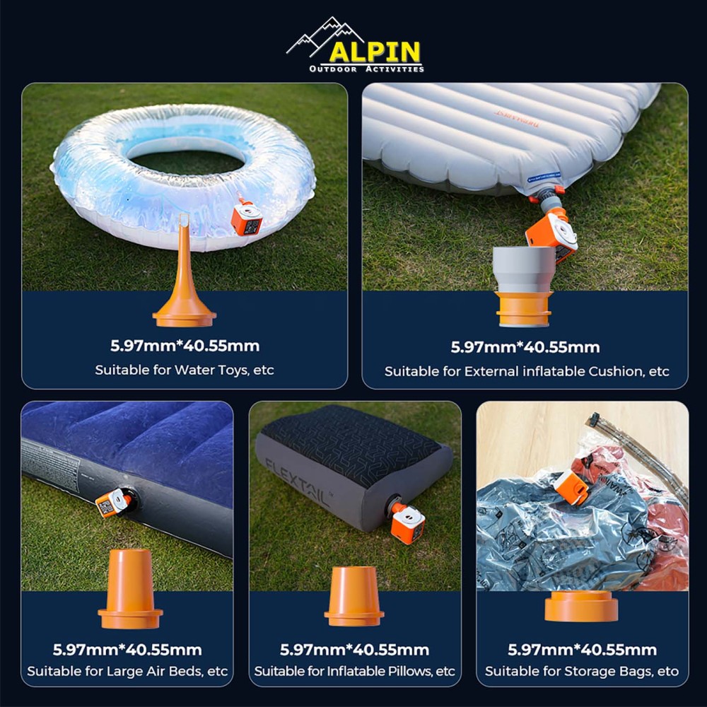 Alpin Outdoor NANO 5 Συμπαγης Τρομπα Αερα 4kpa 250lm