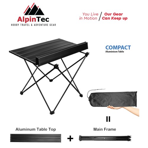 AlpinTec Foldable Τραπεζάκι Αλουμινίου Compact