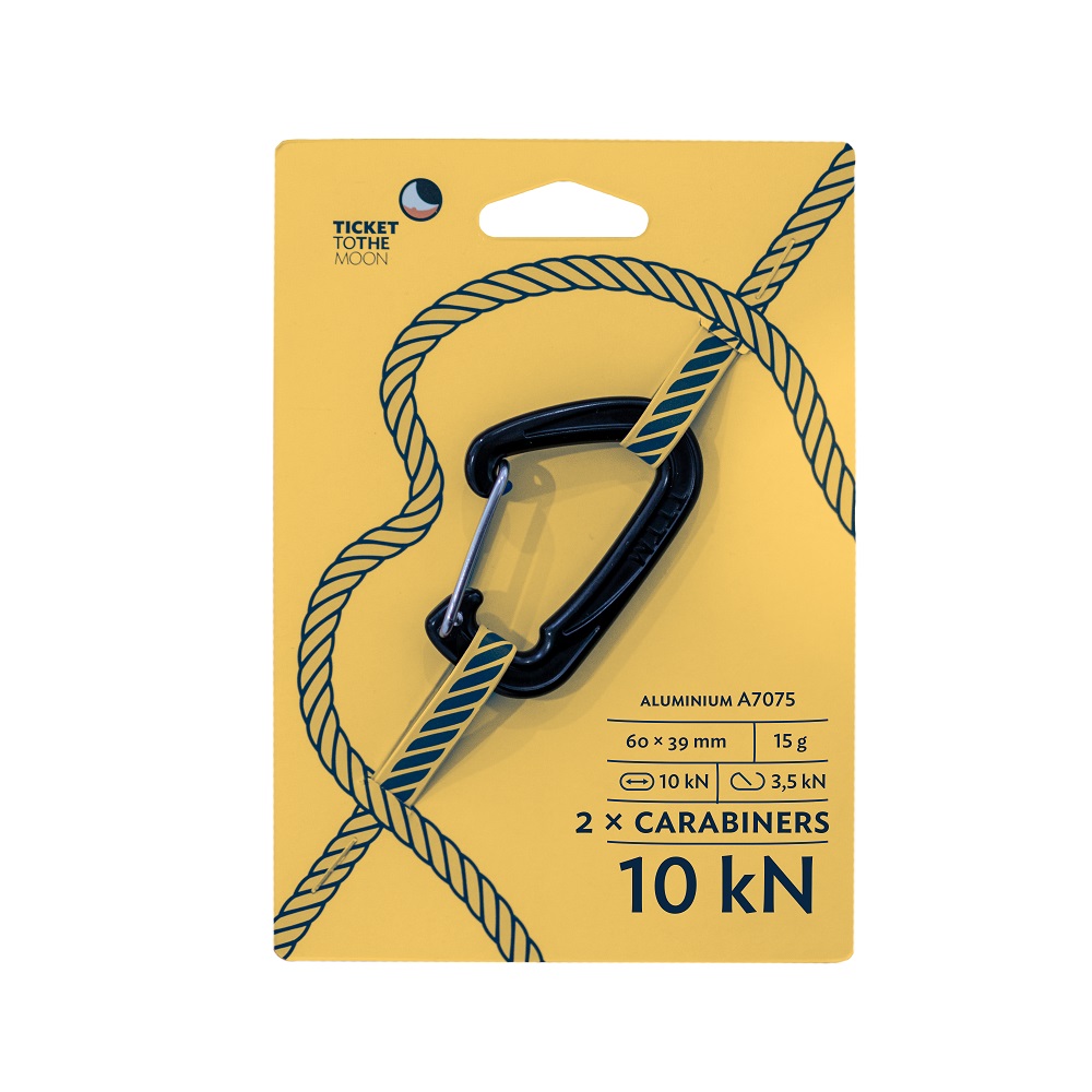 Carabiner TICKET TO THE MOON 10kN (2 Τεμάχια)