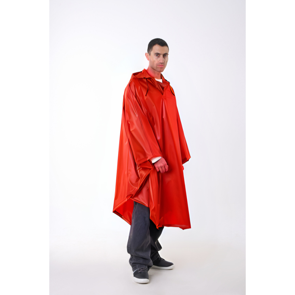 Αδιάβροχο πόντσο ανδρικό ANORAK Jumper - Κόκκινο