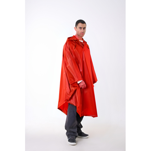 Αδιάβροχο πόντσο ανδρικό ANORAK Jumper - Κόκκινο