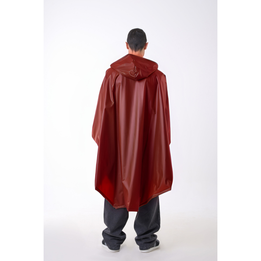 Αδιάβροχο πόντσο ανδρικό ANORAK Jumper - Κόκκινο