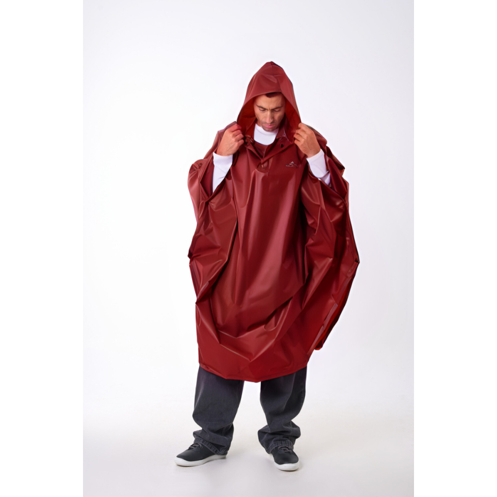 Αδιάβροχο πόντσο ανδρικό ANORAK Jumper - Κόκκινο