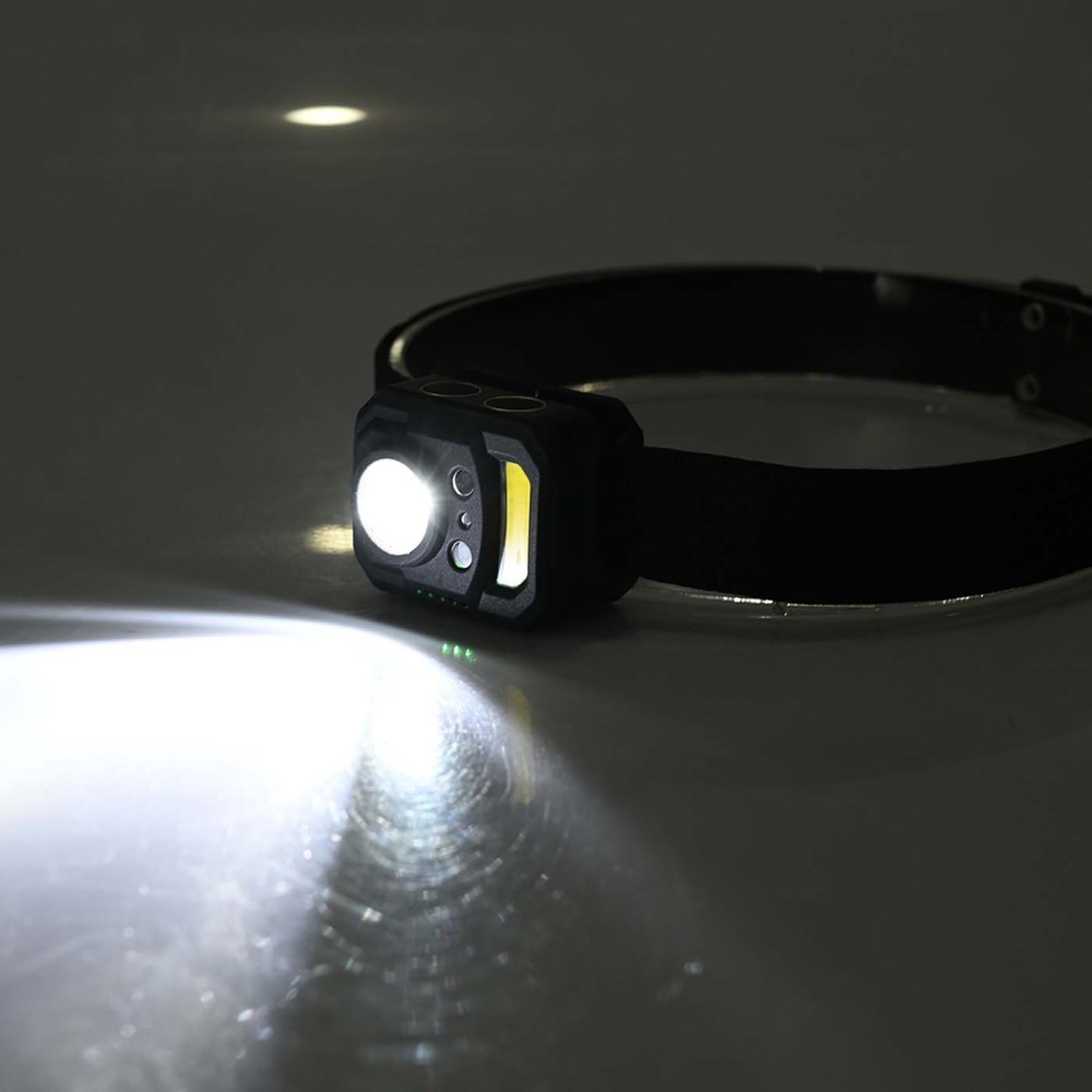 Φακος κεφαλης ALPIN Ελαφρύς Sensor 350lm,Κοκκινο+UV Cob