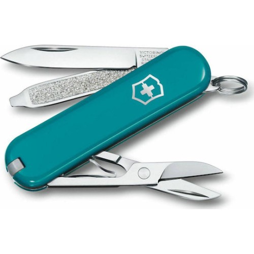 Ελβετικός Σουγιάς VICTORINOX Classic SD Light blue 58mm 0.6223.23