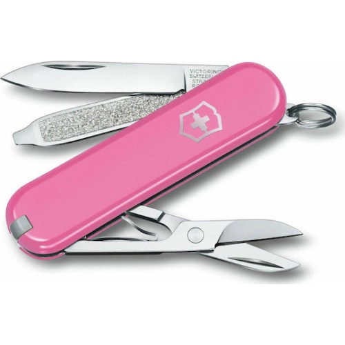 Ελβετικός Σουγιάς VICTORINOX Classic SD Ροζ 58mm 0.6223.51