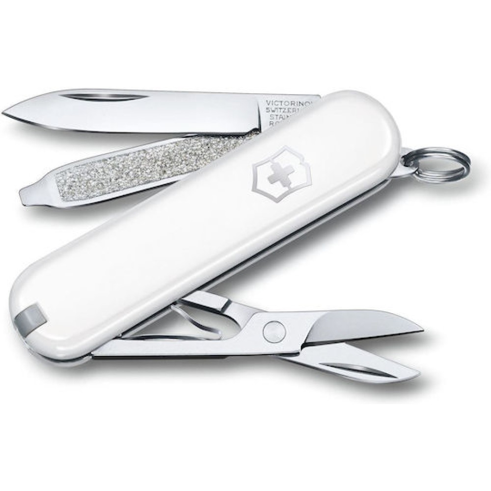 Ελβετικός Σουγιάς VICTORINOX Classic SD Άσπρο 58mm 0.6223.7