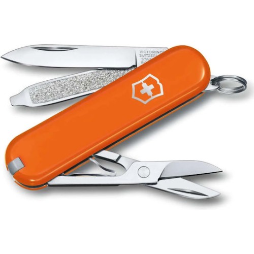 Ελβετικός Σουγιάς VICTORINOX Classic SD Πορτοκαλί 58mm 0.6223.83