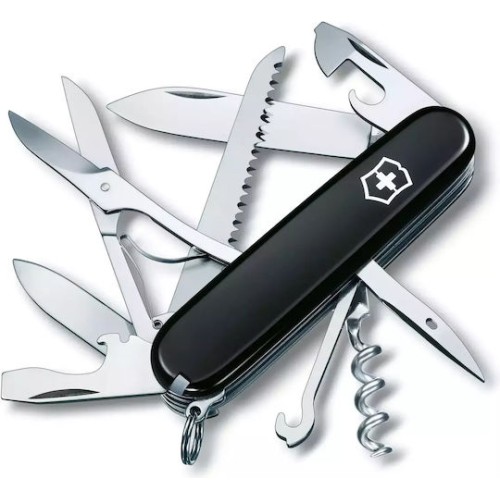 Ελβετικός Σουγιάς VICTORINOX Huntsman 1.3713.3B1 // Μαύρος - Blister