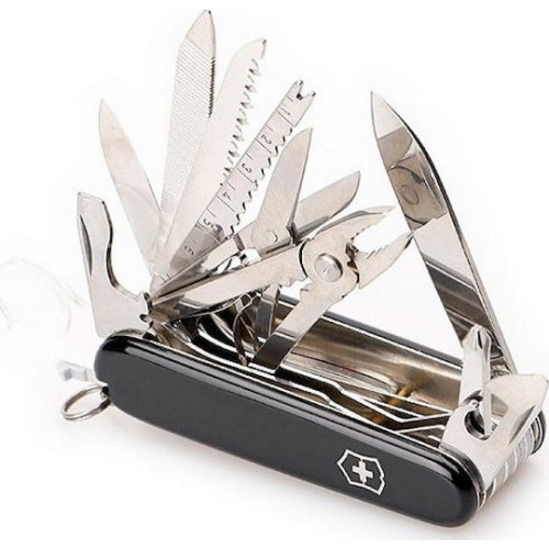 Ελβετικός σουγιάς VICTORINOX Swisschamp 1.6795.3 // Μαύρος