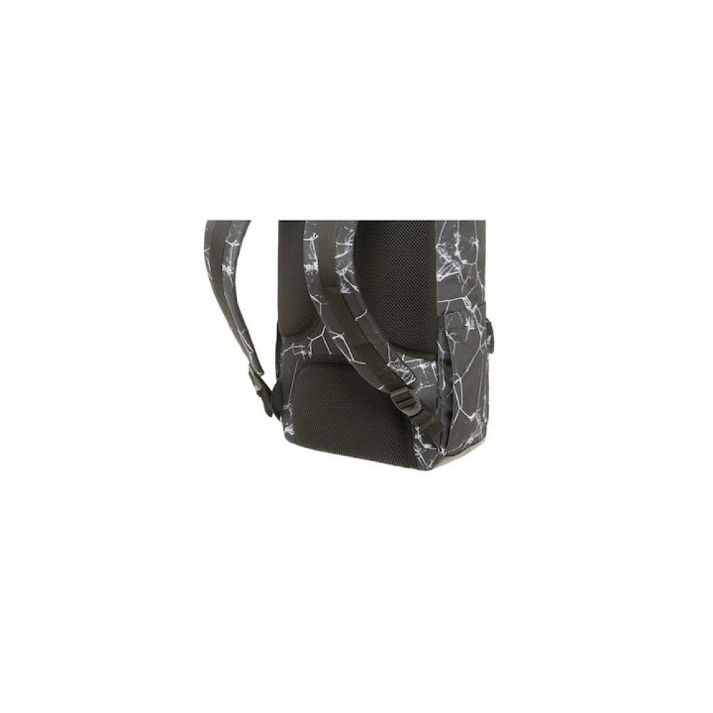 Polo Styler Δερμάτινο Σακίδιο Πλάτης με Θύρα USB Λευκό 21lt