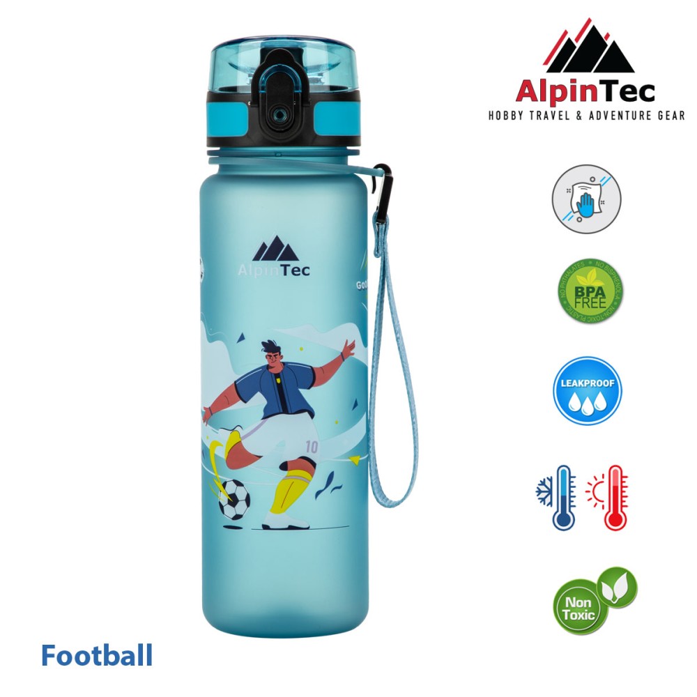 Παγούρι ALPINTEC Kids 500ml Football - Glow Blue