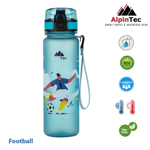Παγούρι ALPINTEC Kids 500ml Football - Glow Blue