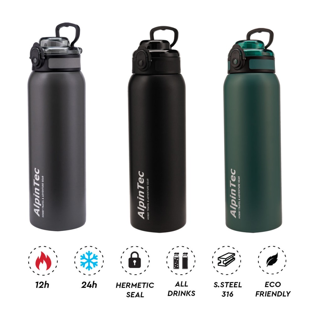 Θερμός ALPINTEC Wayfarer 1000ml - Γκρι