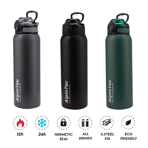 Θερμός ALPINTEC Wayfarer 1000ml - Γκρι