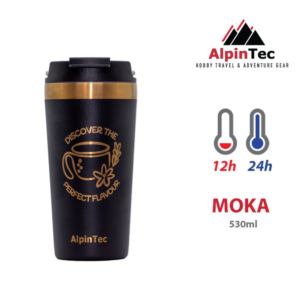 Θερμός ALPINTEC Moka 600ml - Μαύρο