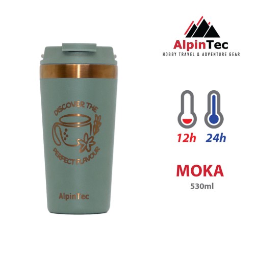 Θερμός ALPINTEC Moka 600ml - Πράσινο