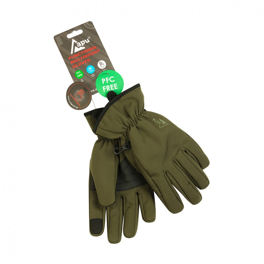Γάντια APU Rainforce Waterproof - Military Green