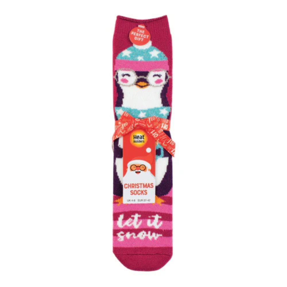 Γυναικείες Ισοθερμικές κάλτσες HEAT HOLDERS Lite Christmas Socks - Penguin