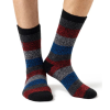 Ανδρικές κάλτσες HEAT HOLDERS Original Milan Thick Twist Stripe Socks - Black & Red