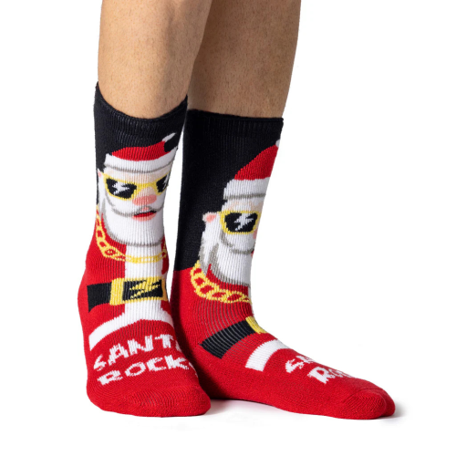 Χριστογεννιάτικες Kάλτσες HEAT HOLDERS Christmas Socks - Cool Santa