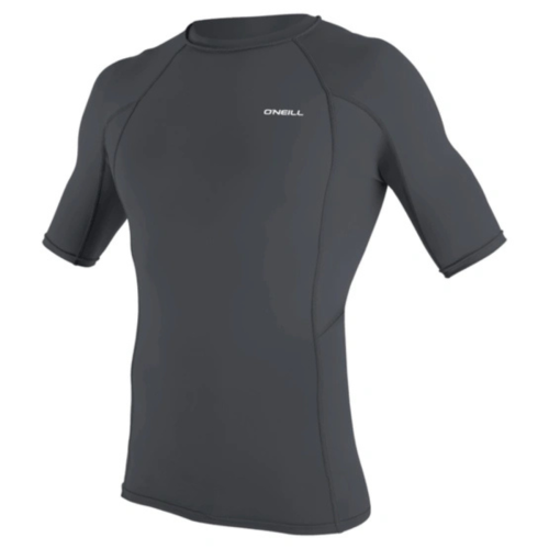 O'NEILL Mens rashguard Basic Skins S/S // Graphite