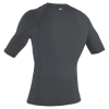 O'NEILL Mens rashguard Basic Skins S/S // Graphite